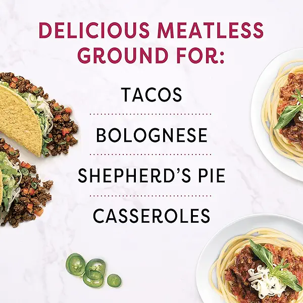 Gardein Plant-Based Ground Be'f, Vegan, Frozen Meat Alternative, 13.7 oz. 4