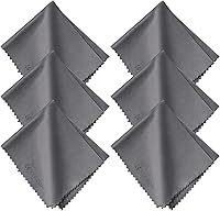 Vista 1 de K&F CONCEPT Paquete de 6 paños de limpieza de microfibra (5.9 x 7.1 in), lavable y reutilizable, paño de limpieza de lentes para limpiar lentes