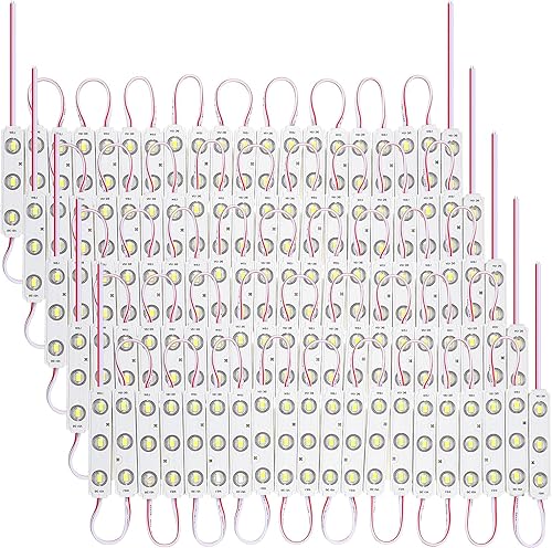 Rossesay 100 luces LED de repuesto para módulos inflables blancos 6000K 100 pies 5730 SMD 150LM por módulo LED, impermeable, reemplazo de luz LED