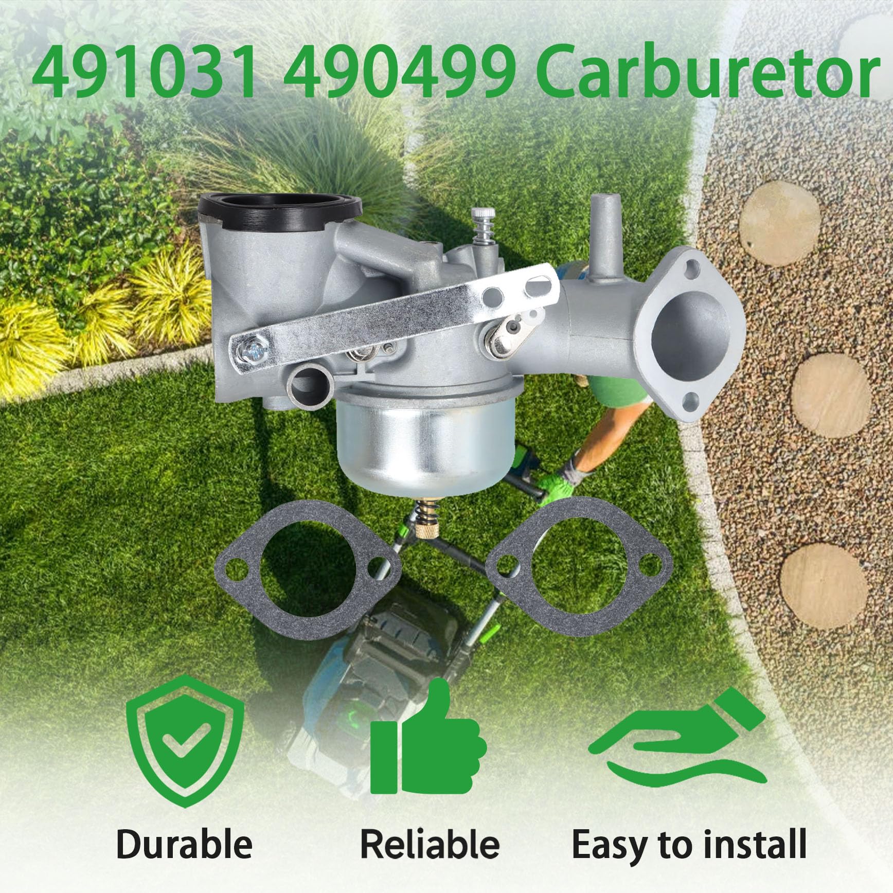 Amazon.com: YSMN 253702 253707 Carburetor with Gasket Replacement