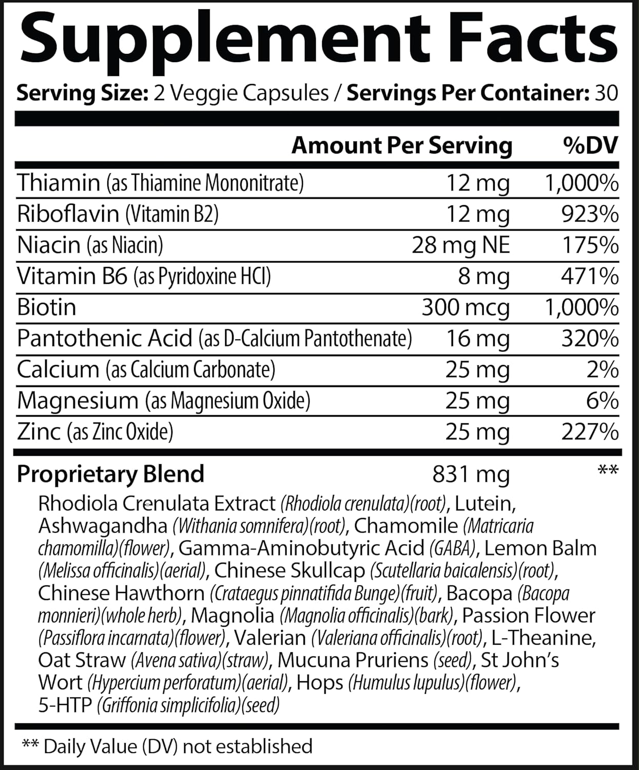 Neurofix+Chill - Dopamine & Serotonin Support for Mental Clarity During Breaks - Made in USA at NSF Certified Facility - 60 Vegan Caps - Image 8