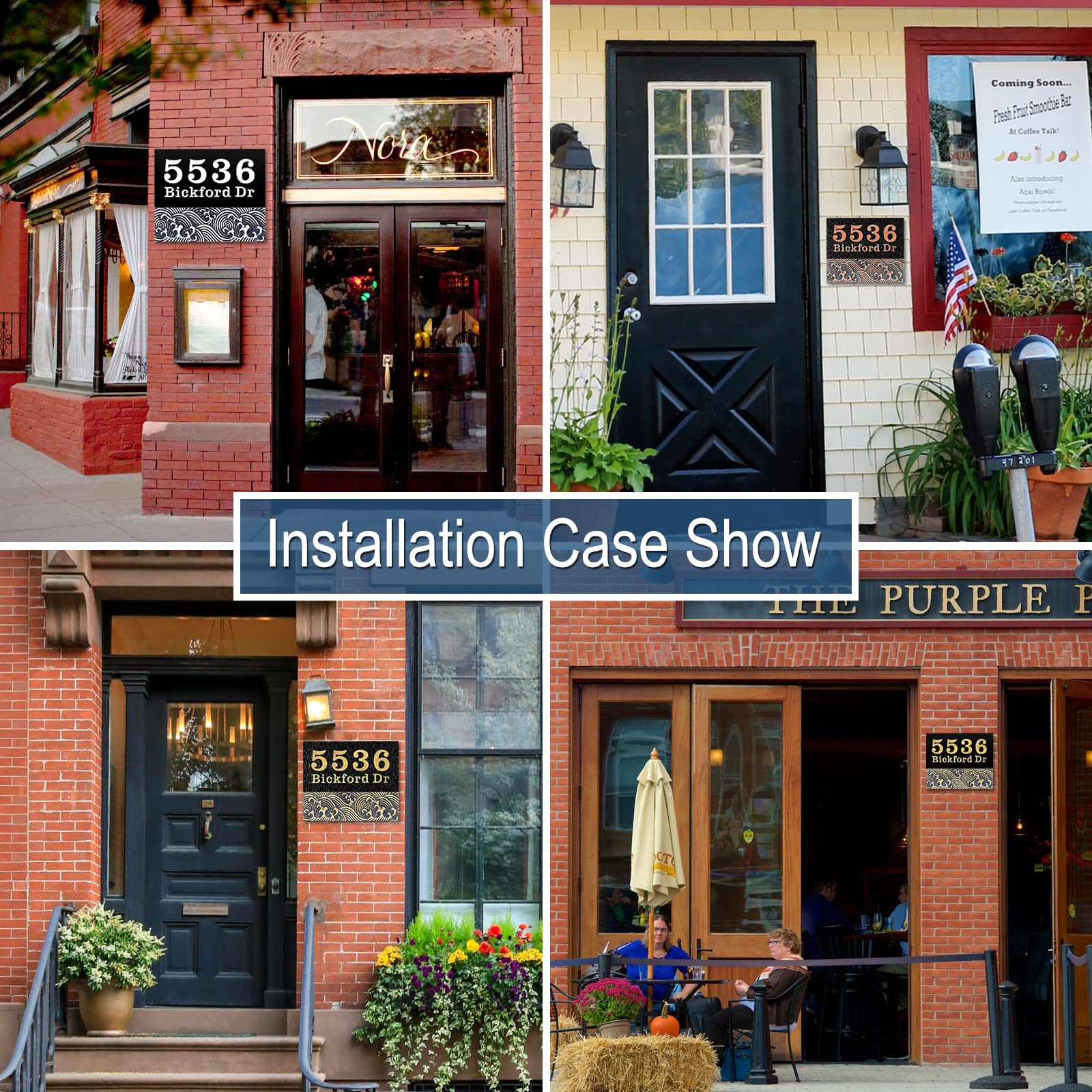 Personalized Reflective Address Plaque, Custom Costa Rica - View #7
