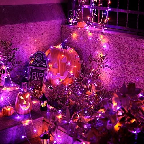 Miniatura 119 de JMEXSUSS Guirnalda de luces LED de 168 pies, 600 luces LED para el día de San Valentín, luces rojas de Navidad con alambre transparente, 8 modos