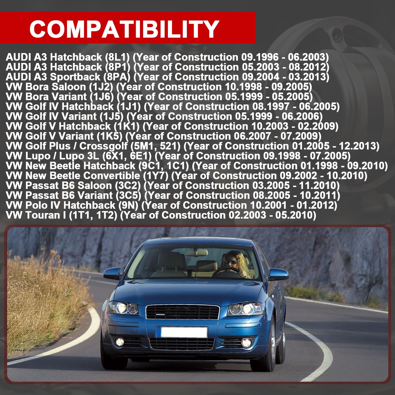 038129637D AGR-Ventil Abgasrückführung EGR Abgasrückführungsventil Ersatz für A3 8P Golf IV 1J Golf Plus Golf V 1K Polo 9N Leon Lupo Ibiza Passat 3C 1.9 TDI 2.0 TDI 68001558AB 88051