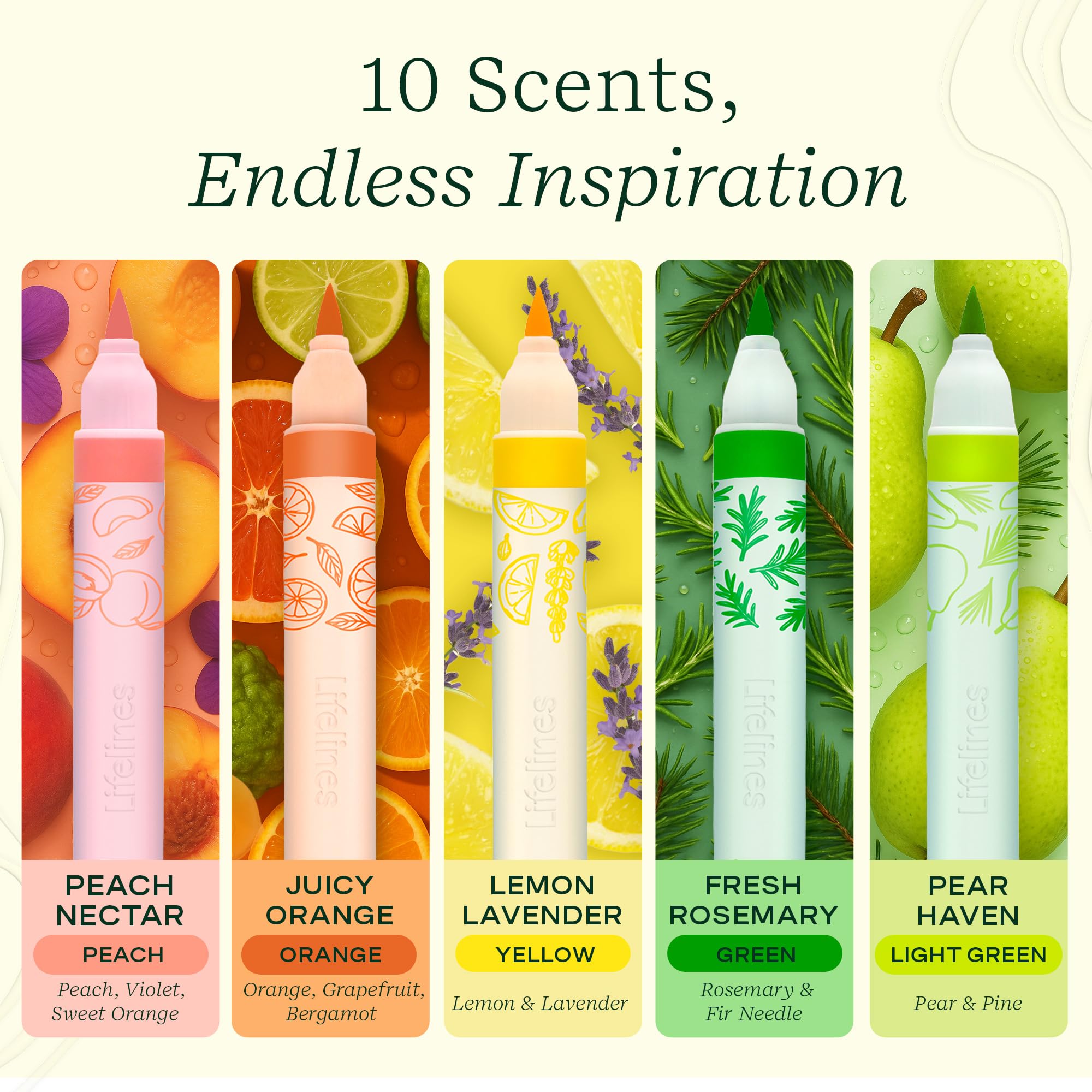 Amazon.com: Lifelines Scented Colored Markers, 5 Double-Sided