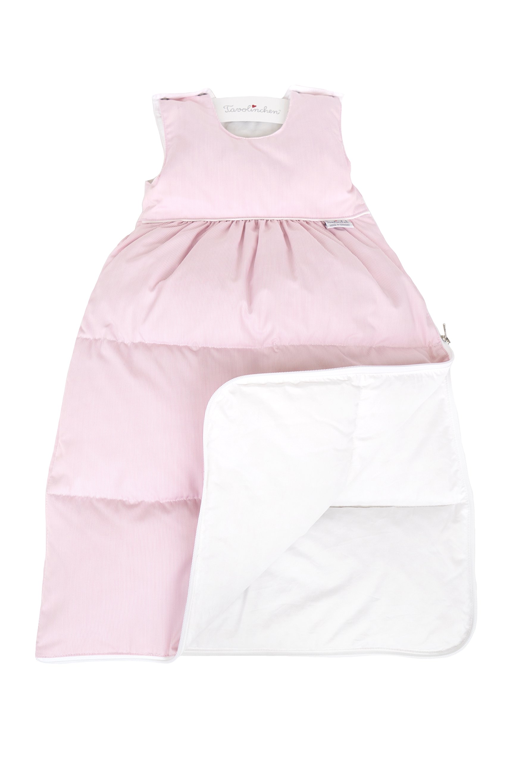 'tavolinchen Baby Saco de dormir Saco de dormir (Plumón "Visconte rayas Saco de dormir infantil rosa Rosé Talla:100