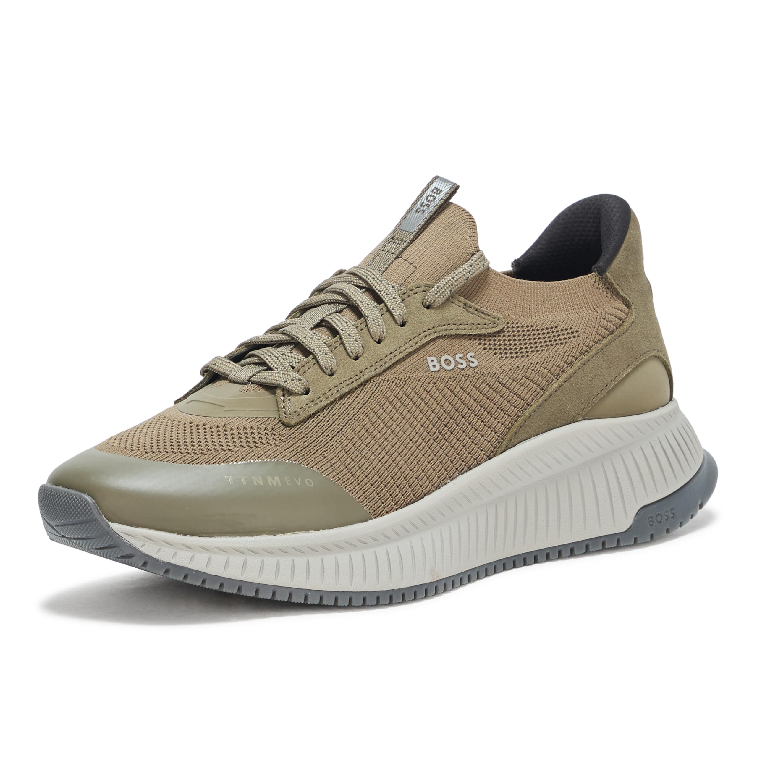 BOSS Men's Modern Knit Structure Running Sneaker