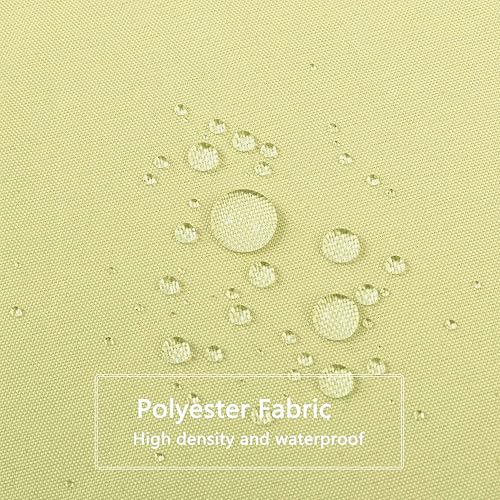 Miniatura 257 de Cortina de ducha de tela blanca con contrapeso inferior, calidad de hotel impermeable, 72 x 72 pulgadas, lavable a máquina B-blanco,Beige