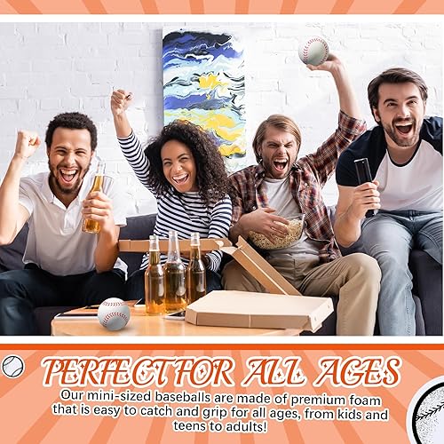 Miniatura 9 de Syhood 4 mini pelotas de baloncesto antiestrés de 4 pulgadas, mini pelota de baloncesto de espuma para apretar, pelotas deportivas para aliviar la
