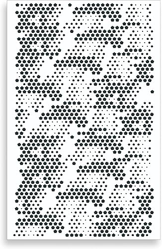 Mylar - Plantillas de camuflaje camuflaje pistola pintura RC máscara modelo hexagonal - HEXTAC Camo