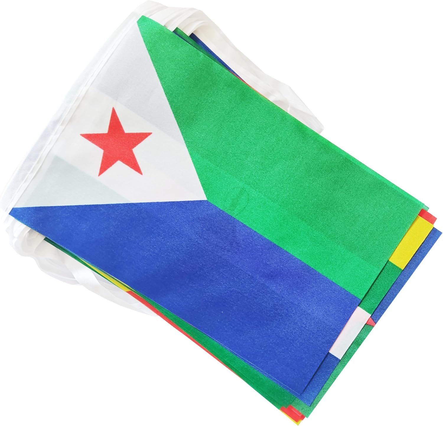 Africa 54 Countries Flags String, 65 Feet Small Mini International Banner for School, Party, Shops, Bars, Festivals, Outdoor and Indoor Decorations