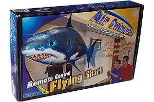 Air Swimmers Remote Control Flying Shark with Built-in LED Lights