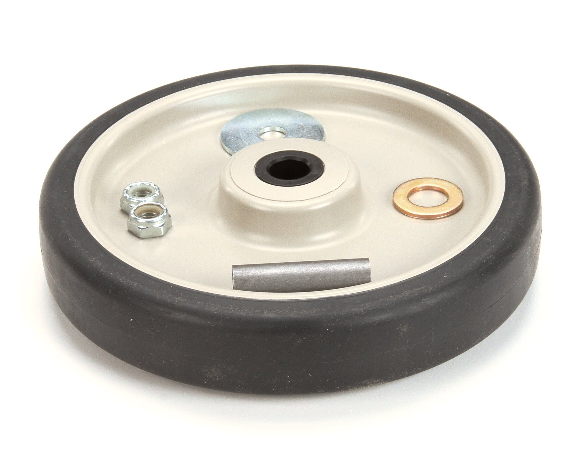 Lakeside09044 Gray Wheel with Spanner, 8" Diameter