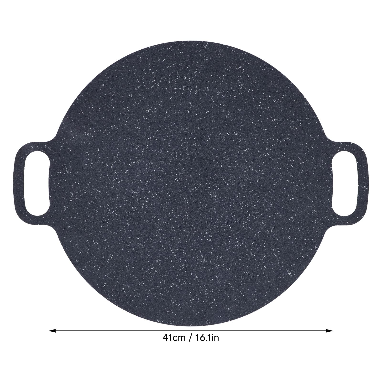 Padella Rotonda BBQ Nonstick Piastra in Ferro for Grigliata (41cm)