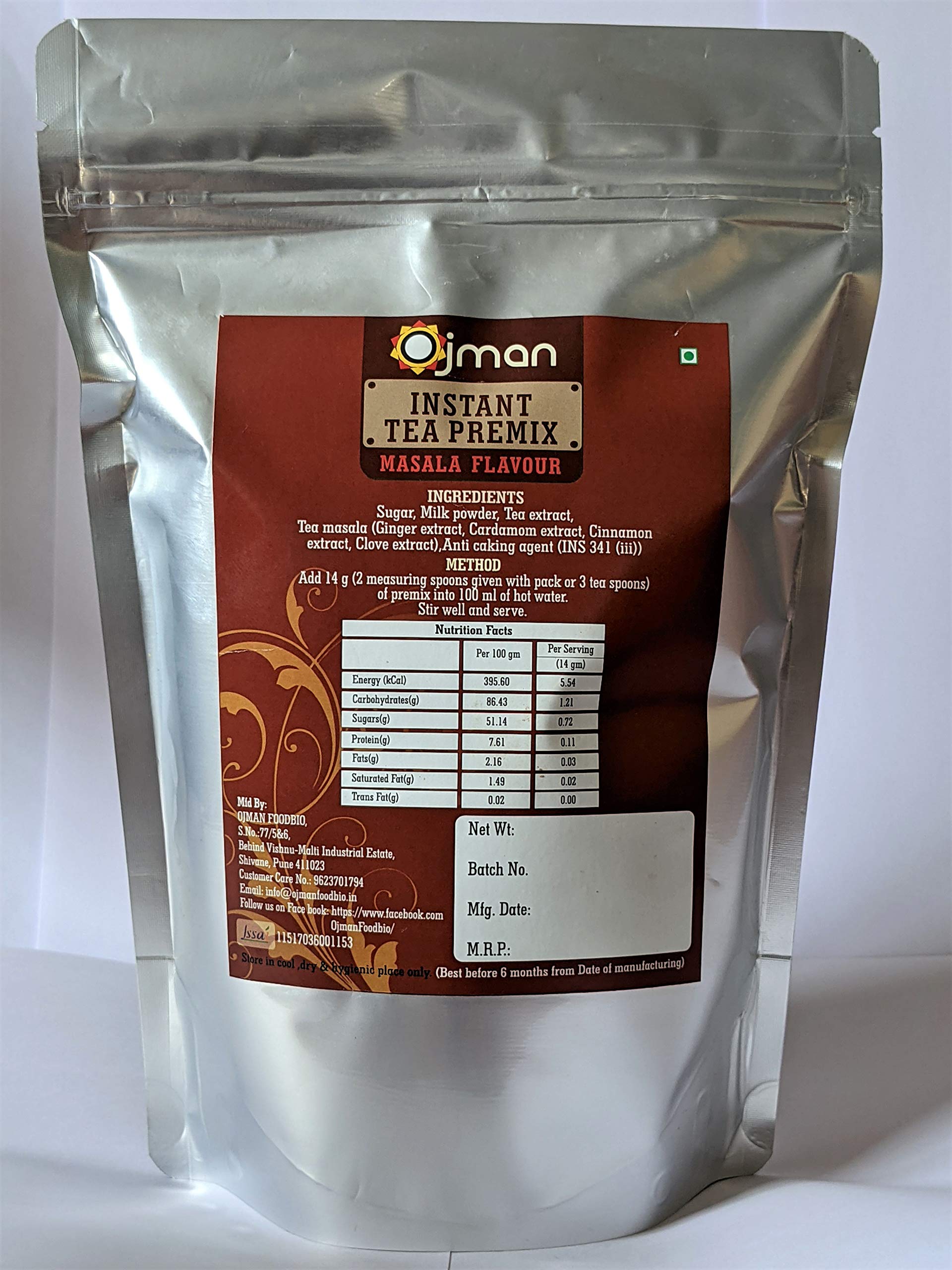 Ojman Instant Tea Premix-Refill (Masala) (B08X11GBD6) Amazon Price History, Amazon Price Tracker