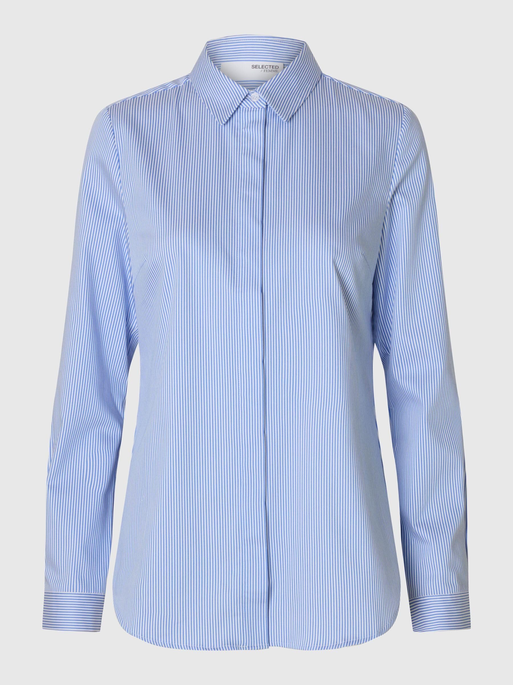 SELECTED FEMME Female Streifenshirt Taillierte