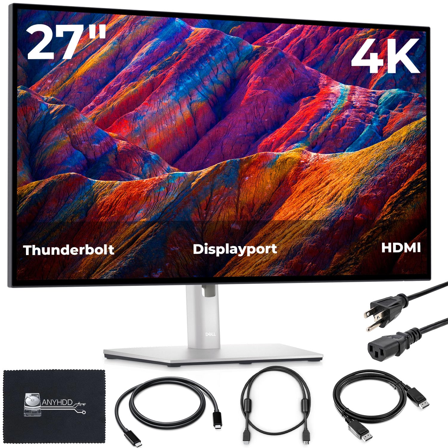 Amazon.com: U2723QE Dell UltraSharp 套組Dell 27 吋顯示器4K UHD