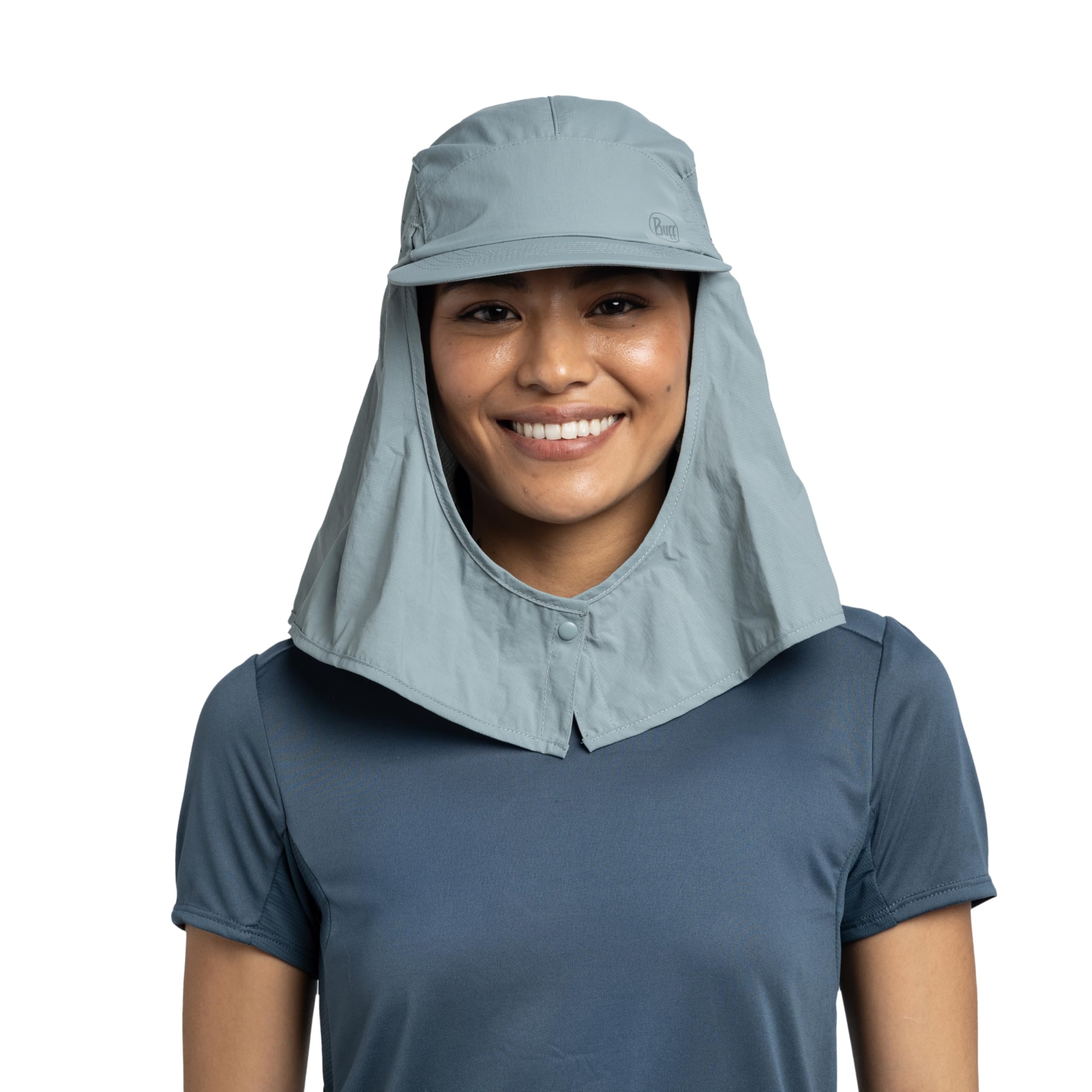 Buff® DESERT CAP SOLID FLINT L/XL, turkusowy, Rozmiar uniwersalny