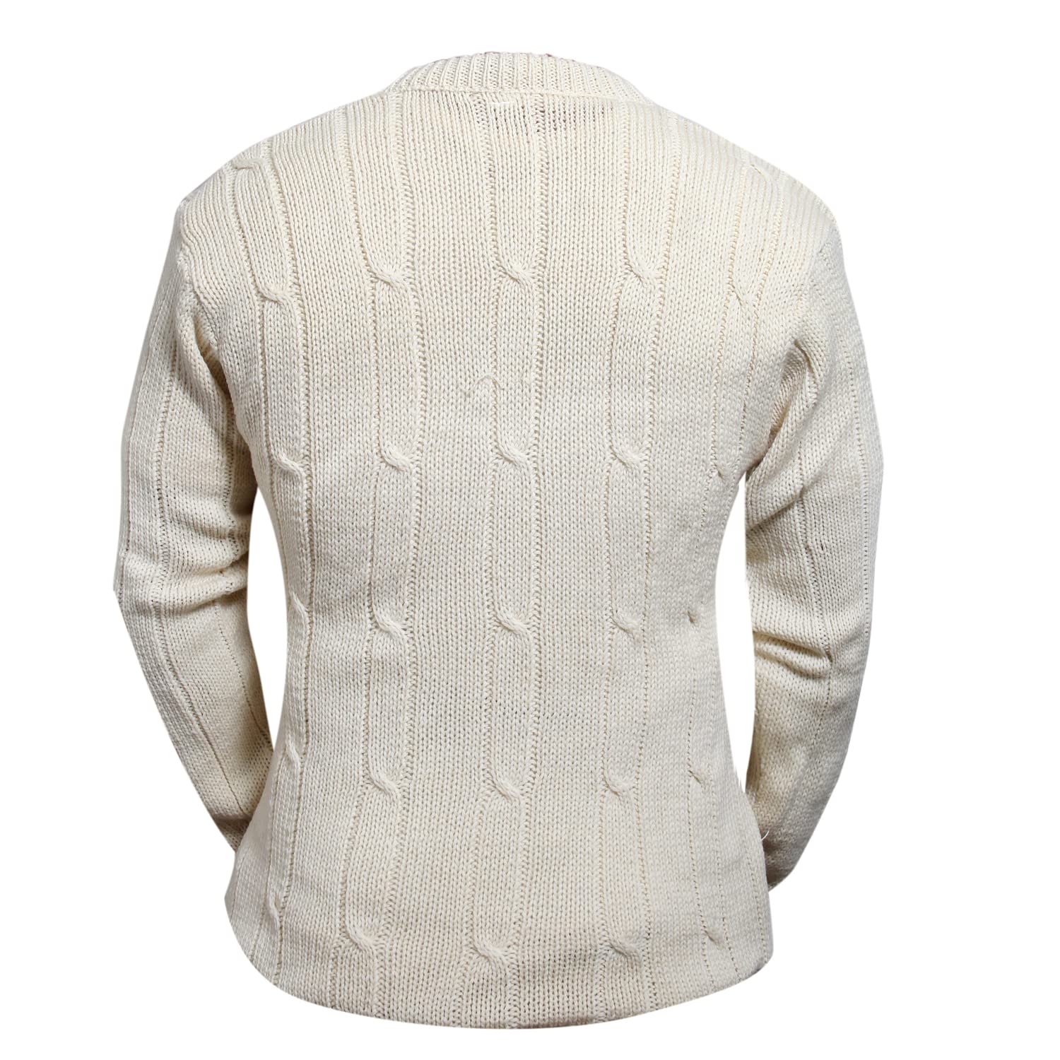 CW Pura Lana Maglione Cricket Senza Maniche Maglione Lana Pesante Maglione Maniche Piene Uomini Maglione Inverno