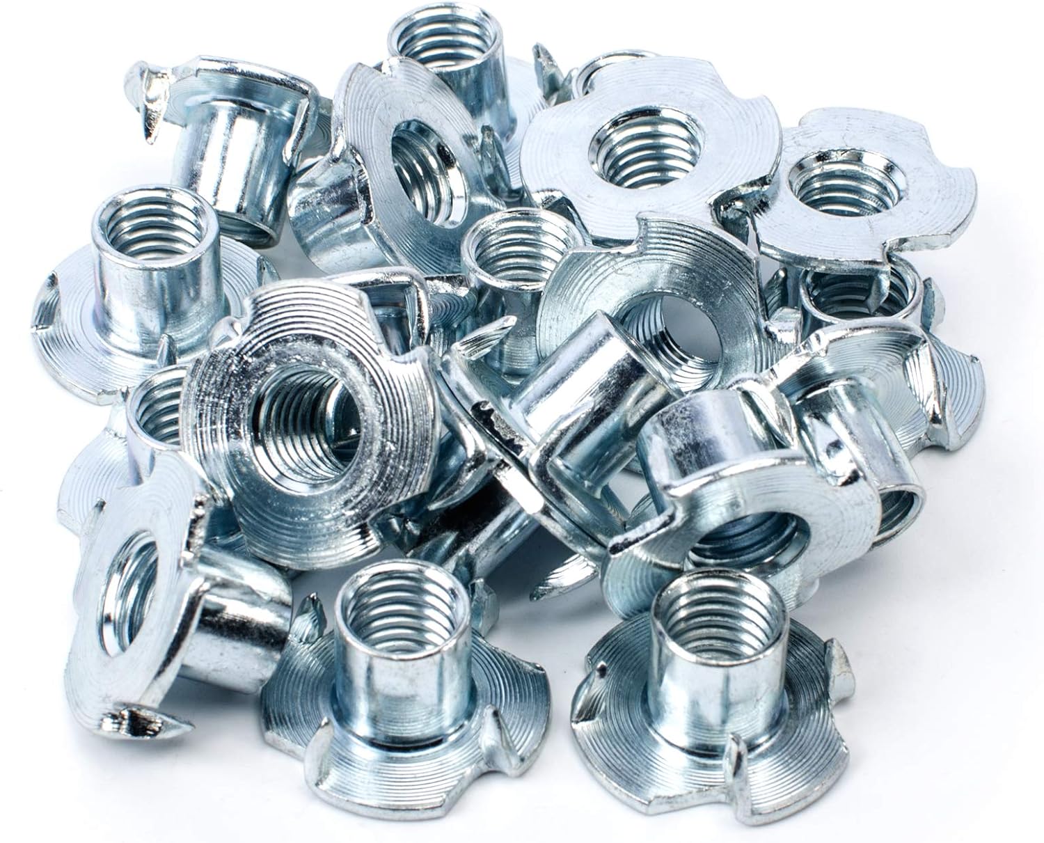 M10 X 12mm T Nut 4 Prong Tee Blind Nuts Threaded Insert Clean Threads