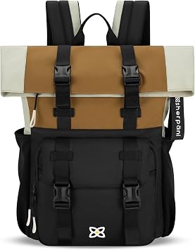 Sherpani Sedona, Travel Backpack Purse, Laptop Backpack, Recycled Nylon Backpack, Fits 15 Inch Laptop (Elmwood)