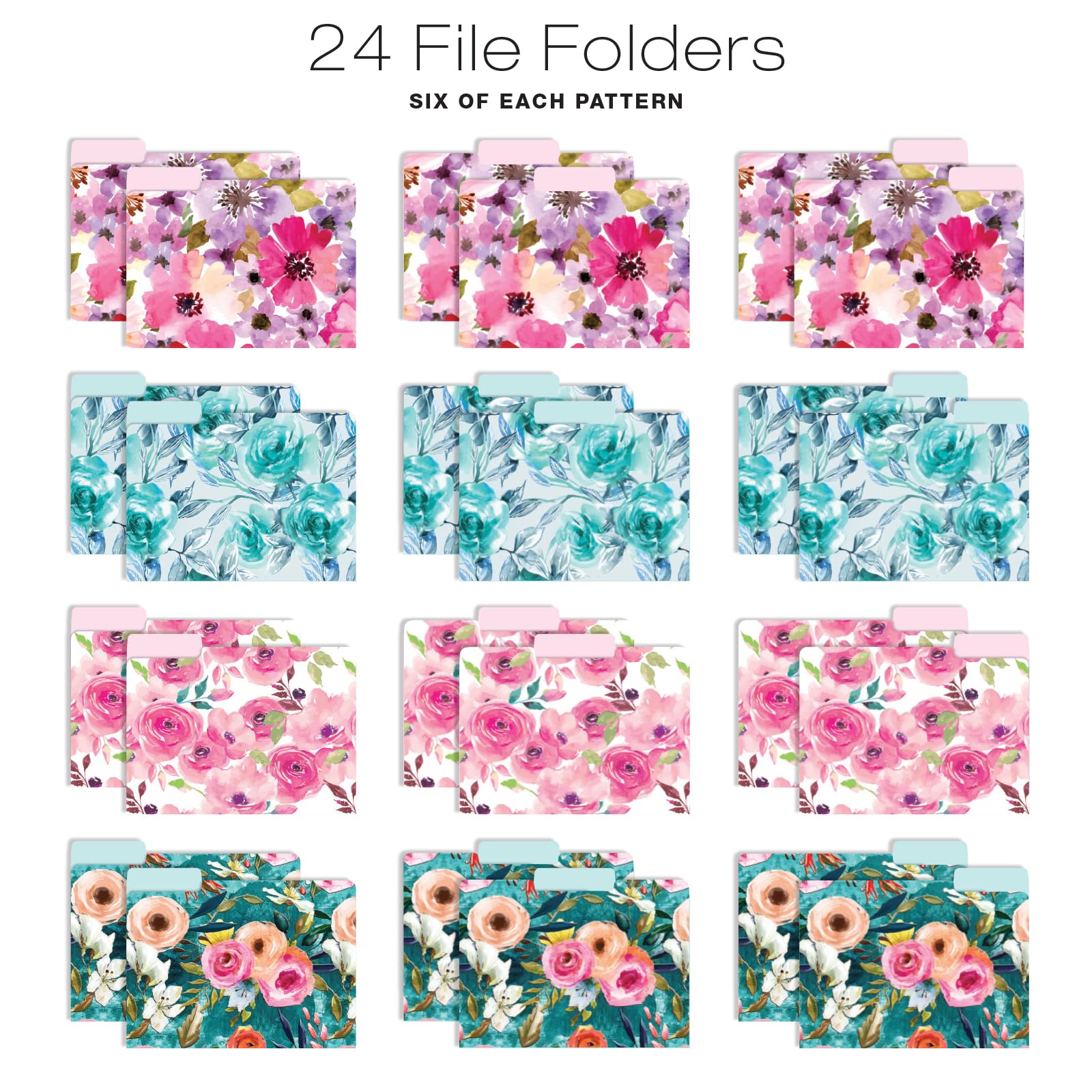 File Folder Kit Snapklik.com : Global Printed Products Deluxe Designer Hanging File ...