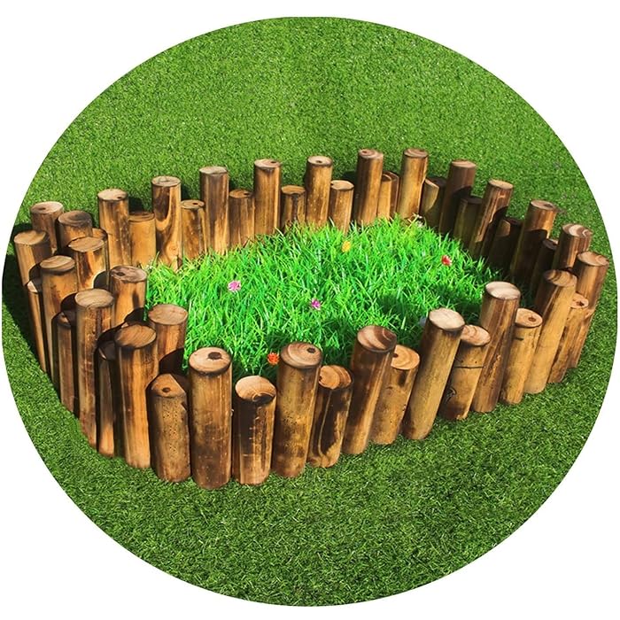 Buy Makeup Toy Wood Garden Fence Lawn Stakes Garden Lawn Picket Fencing