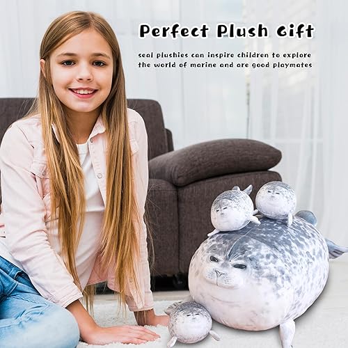 Vista 48 de Almohada de capibara, adorable almohada de peluche de animal, con 4 peluches bebés en su barriga, de algodón suave, regalo para niños