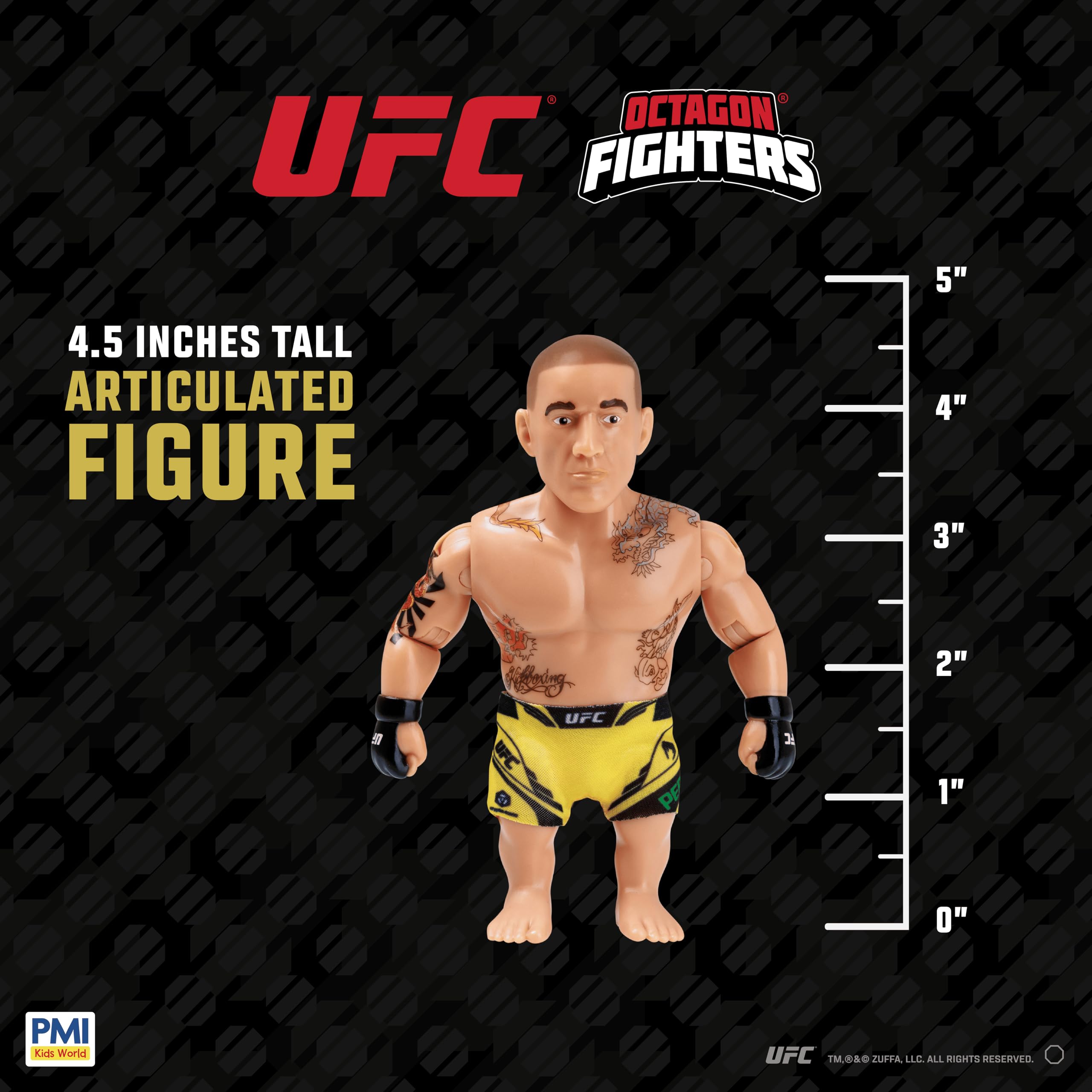 Amazon.com: UFC 4.5-Inch Articulated Action Figure – Alex Pereira