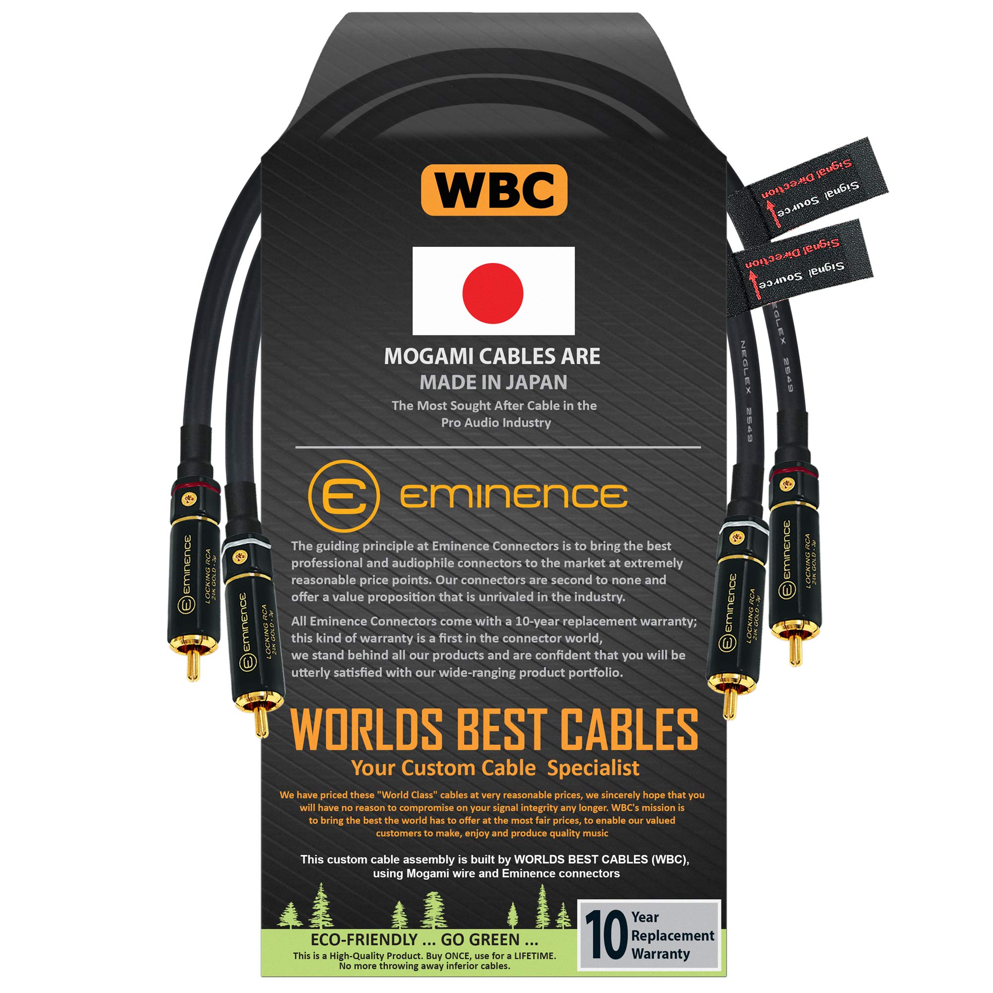 Buy 30 CM Directional HighDefinition Audio Interconnect Cable Pair