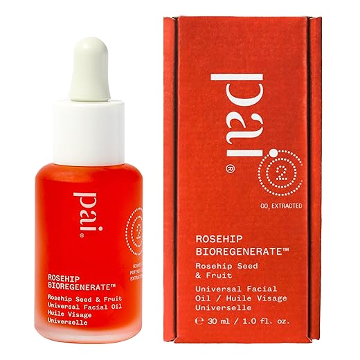 PAI SKINCARE - Organic Rosehip BioRegenerate Universal Facial Oil | Natural, Vegan, Sensitive Skincare (1 fl oz | 30 mL)