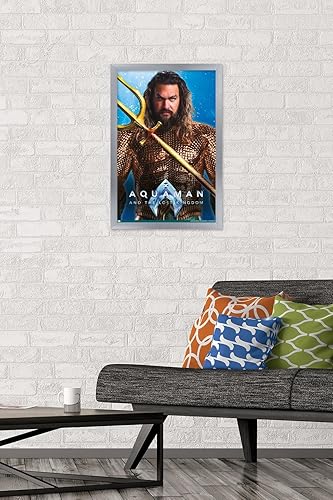 Miniatura 49 de Trends International DC Comics Movie Aquaman y el Reino Perdido - Póster de pared de Aquaman, 14.72 x 22.37 pulgadas, versión enmarcada en blanco