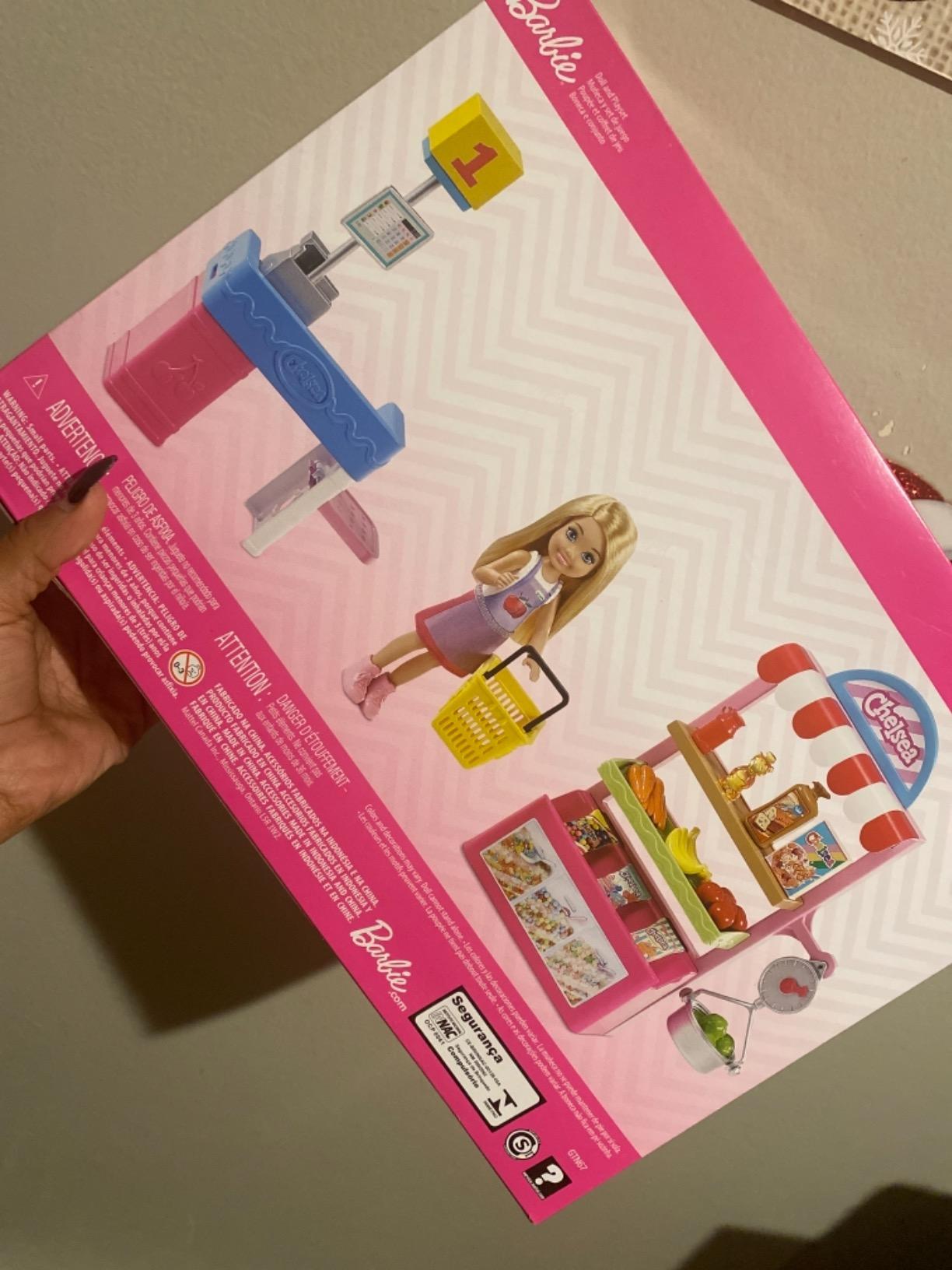 Barbie Chelsea Can Be Doll & Snack Stand Playset with 15