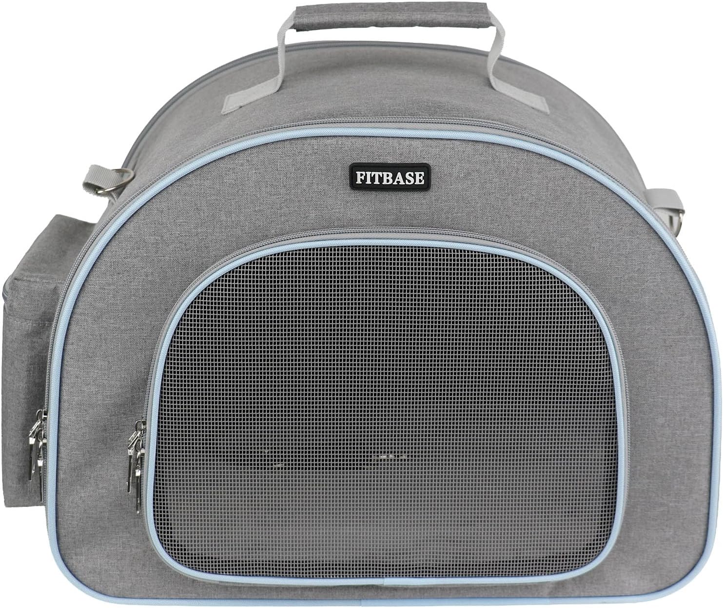 Collapsible Cat Carrier Dog Pet Carrier 15.7X10.2X11.8 Inches for Small/Medium Animal Puppy Up to 20lbs, Foldable Pet Travel Cage Soft Sided Cat Bag for Camping, Hiking, or to The Vet's