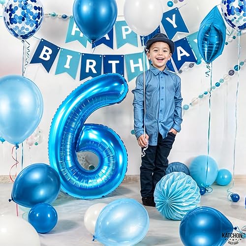 Miniatura 1085 de KatchOn, Globo dorado gigante del número 8 de 40 pulgadas, globo dorado del número 8 para decoraciones de cumpleaños de 8 años para niñas