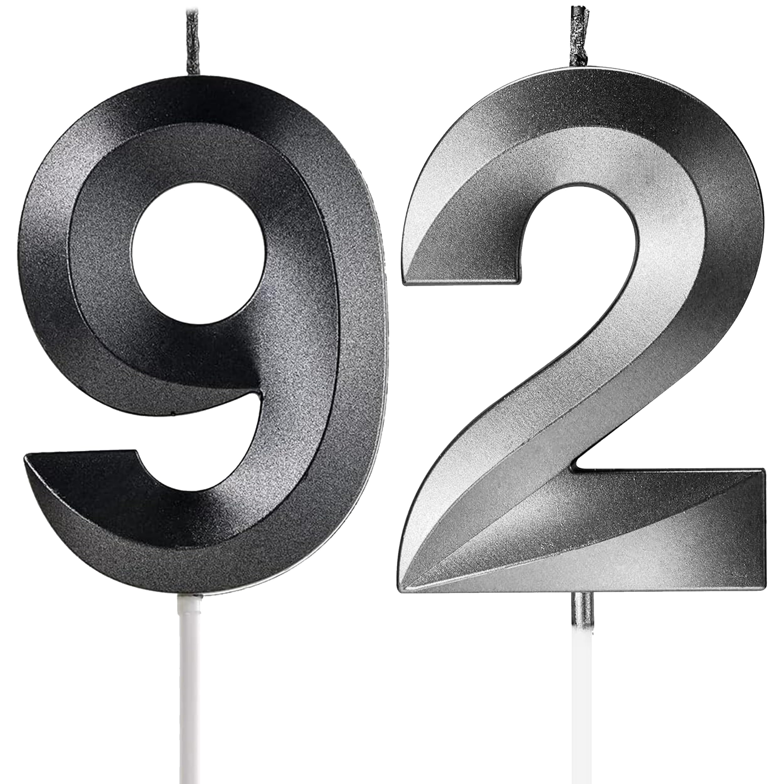 Birthday Candles Number Candles Age Year for Cakes Happy Birthday 3D Designed Wedding Anniversary Party Cake Topper Decorations