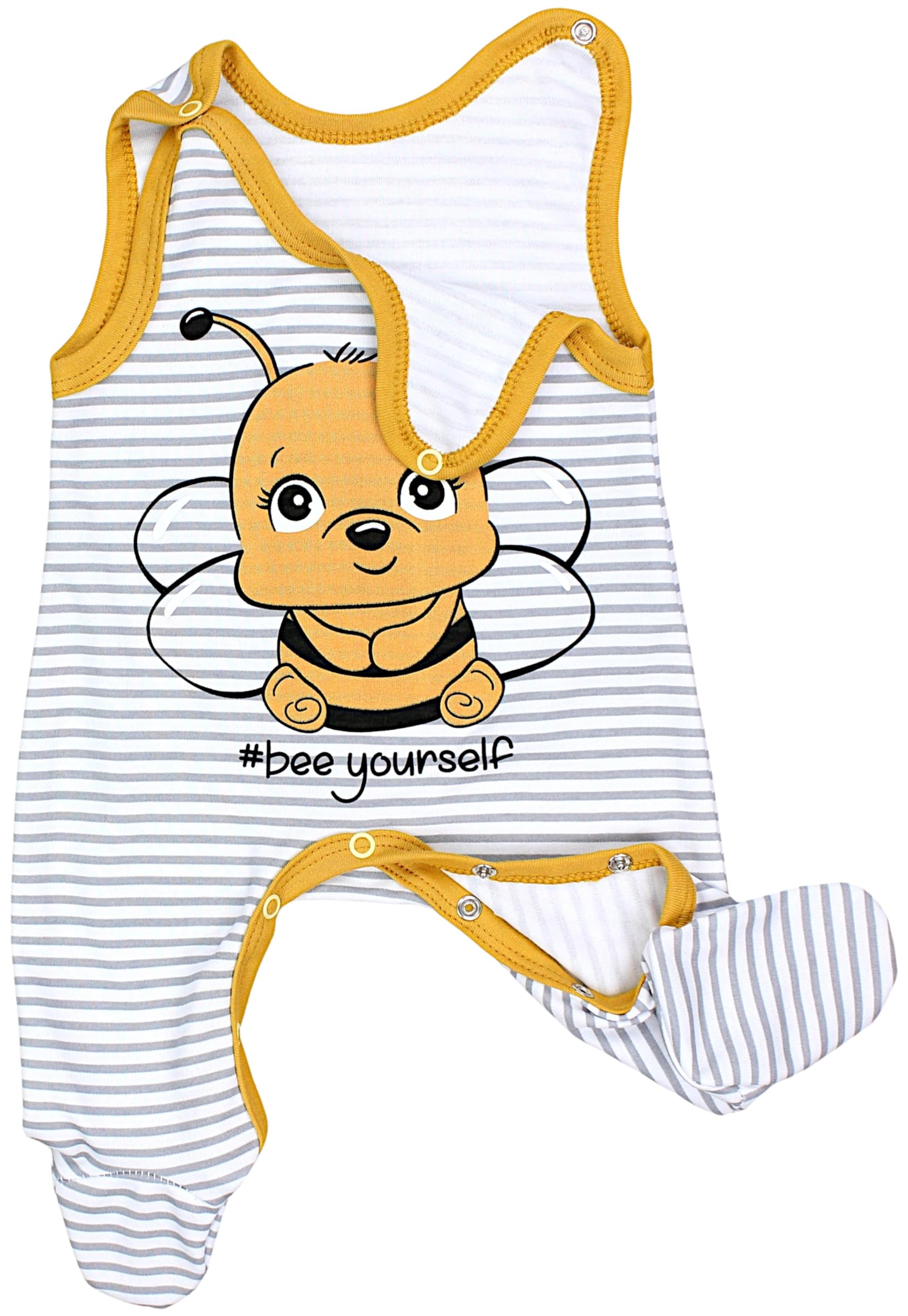 TupTam Baby Mädchen Jungen Strampler mit Langarmshirt Aufdruck Spruch 2 teilig - 3