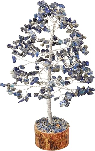 Miniatura 40 de Árbol de la vida de chakras de aventurina amarilla, árbol de cristal para energía positiva, decoración de Feng Shui, árbol de piedras preciosas