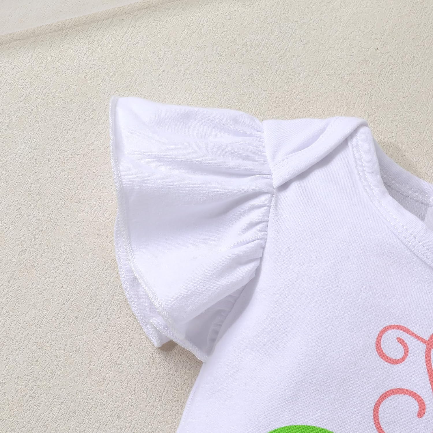 YOUNGER TREE Infant Baby Girl 1st Birthday Outfits Bumble Bee Printed One Romper Shorts Headband Summer Ruffle Sleeve Clothes
