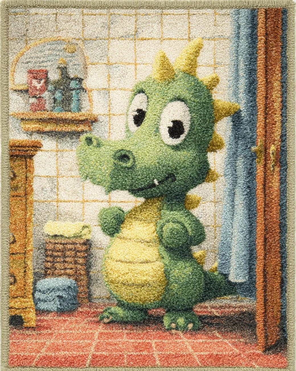 Ambattery R Large Ug Making Kit The Dragon Taking A Bath 60X40cm