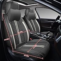 Vista 35 de GXT Bench Seat Cover, Premium Faux Leather Bench Seat Covers for Trucks - Universal Fit for Most Sedans SUV Pick-up Truck, Durable for Long Lasting