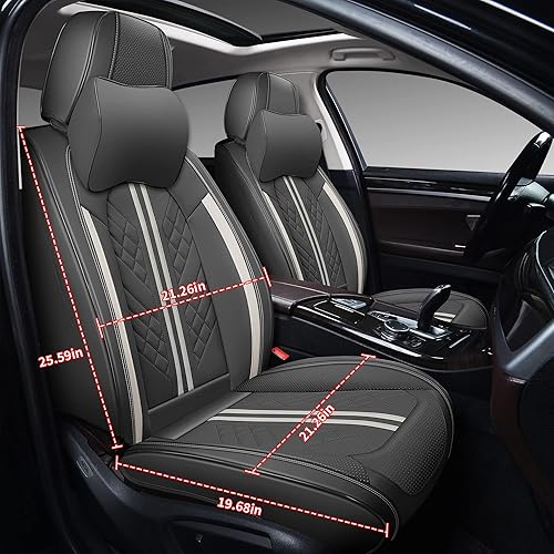 Miniatura 35 de GXT Bench Seat Cover, Premium Faux Leather Bench Seat Covers for Trucks - Universal Fit for Most Sedans SUV Pick-up Truck, Durable for Long Lasting