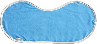Kiddologic Baby Burp Cloth, Triple Protection, 2 Layers Soft Absorbent Terry, Waterproof Inner Lining, Large Size and Curved Design for Extra Coverage, Newborn/Infant Boy Burping Rag, Sky Blue