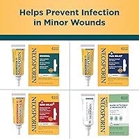Vista 5 de Neosporin - Ungüento antibiótico original de primeros auxilios con bacitracina, zinc para protección contra infecciones durante 24 horas