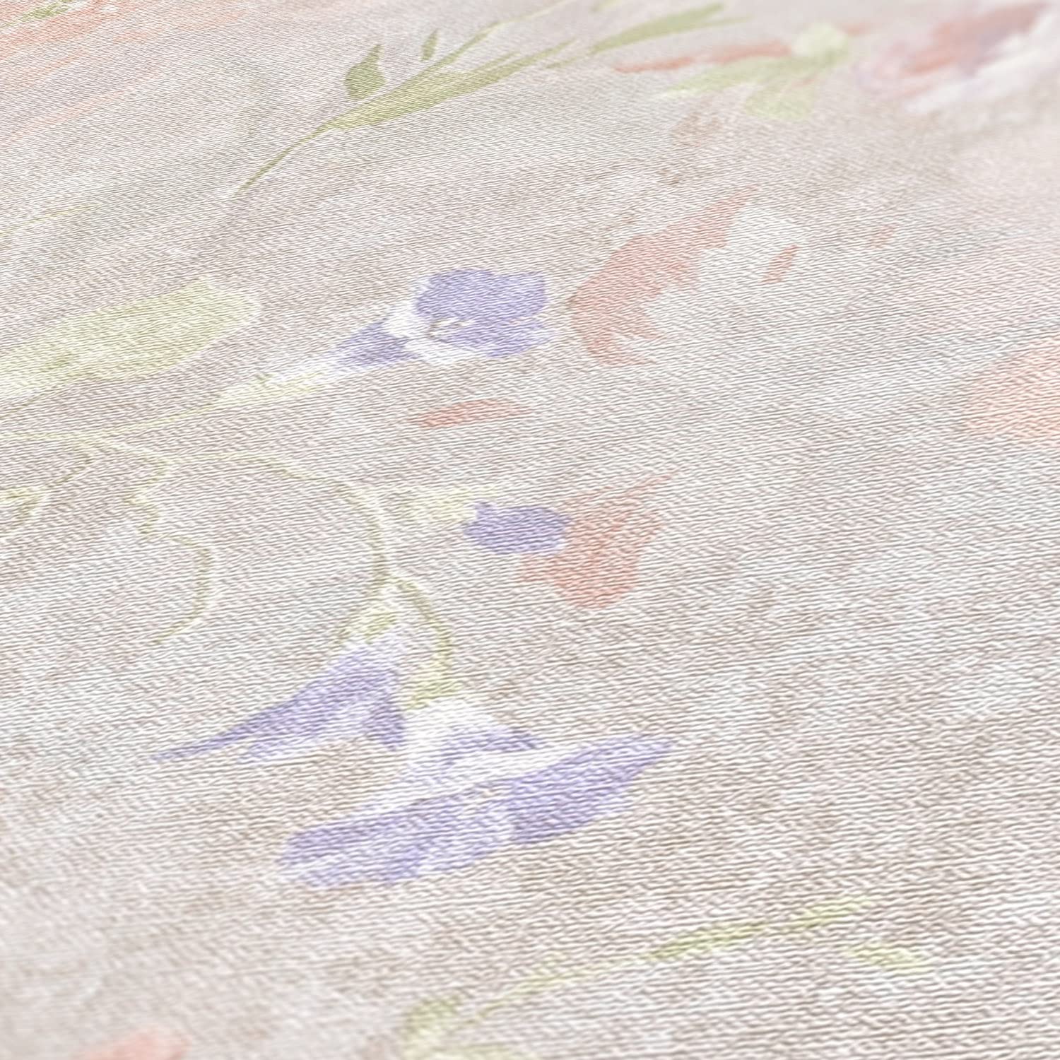 A.S. Création Romantic Floral Wallpaper Grey Colourful Pink PVC-Free Wallpaper 386364 10.05 m x 0.53 m Made in Germany - Image 4