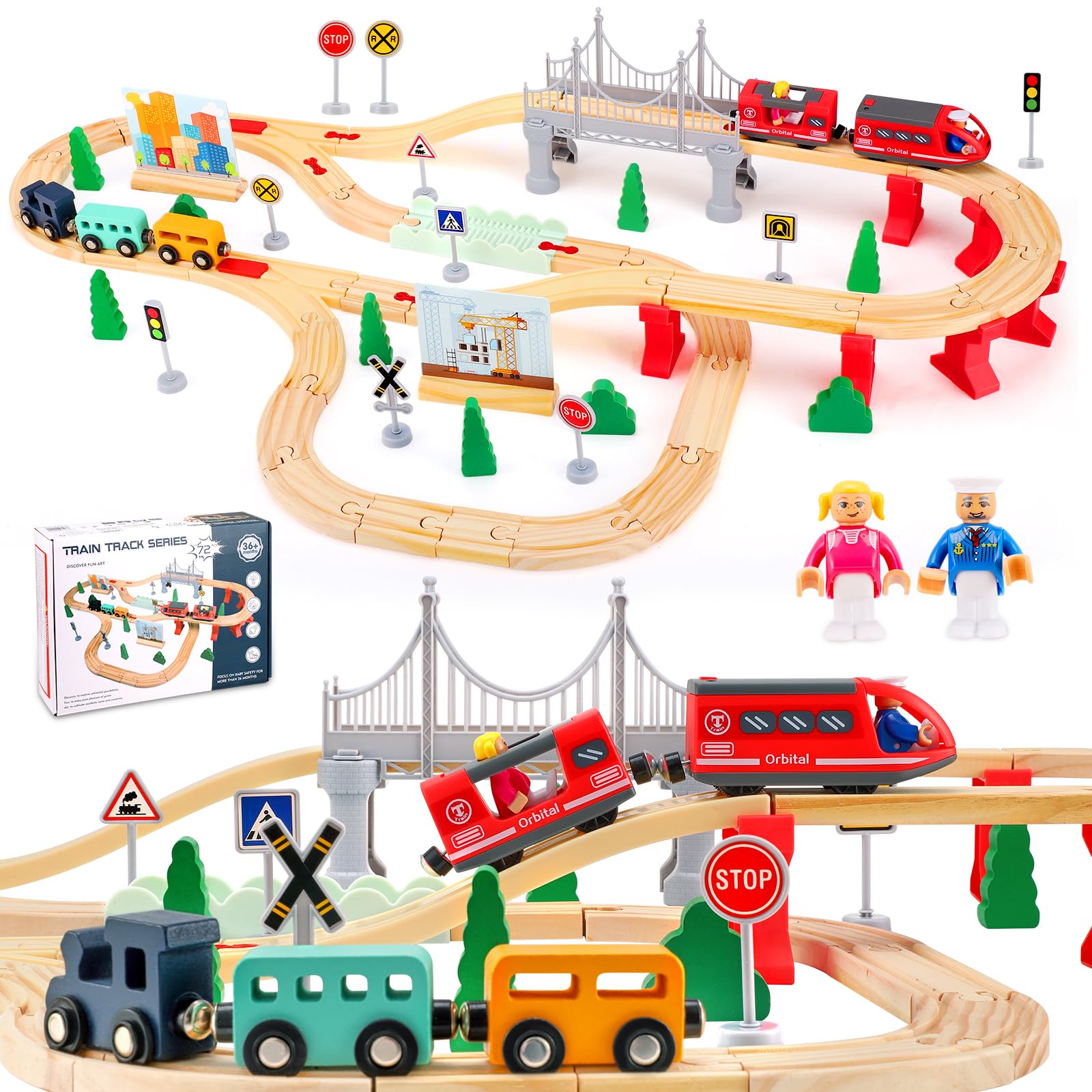 Kit De 6 Boutons Point De Croix 32 Mm – Motifs Enfant : Train, Voiture, Avion – Neuf – Embelliss