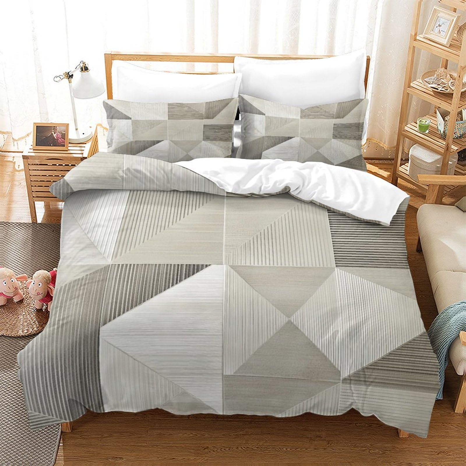Parure de lit king size élégante pour transformer l'ambiance de votre chambre