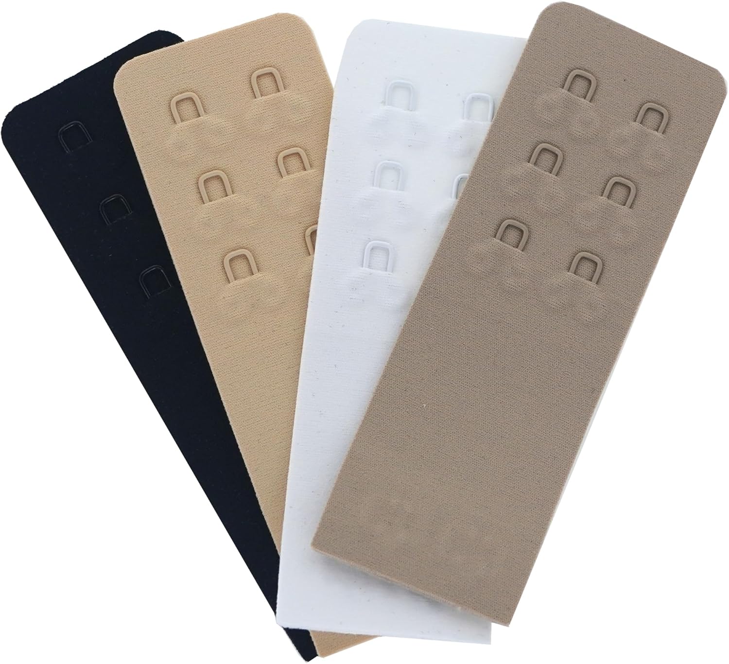 SAMGU Women's Soft Bra Extender 2 Hook / 3 Hooks / 4 Hooks Seamless Comfortable Bra Strap Extender Extension