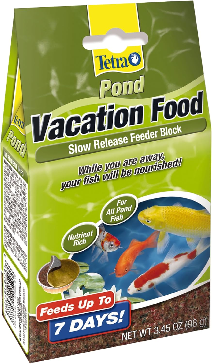 TetraPond Vacation Food Slow Release Feeder Block, 3.45 Ounce – 16477
