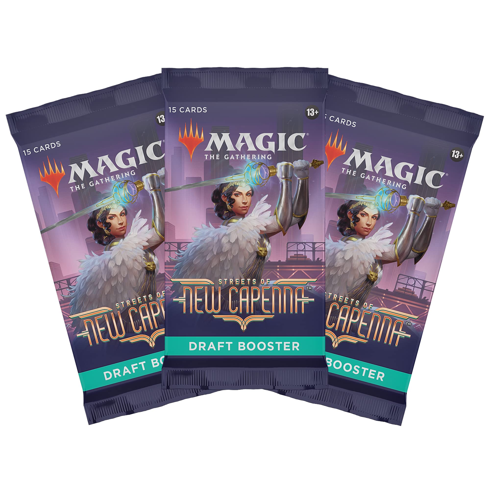 Amazon.com: Magic: The Gathering Streets of New Capenna 3-Booster Draft Pack 